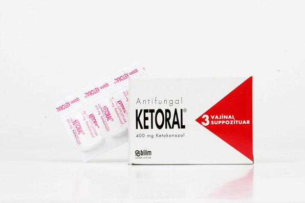 KETORAL 400 mg vajinal supozituar (10 Adet) kutusunun resmi