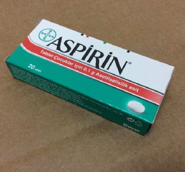 ASPIRIN 100 mg 20 tablet kutusunun resmi