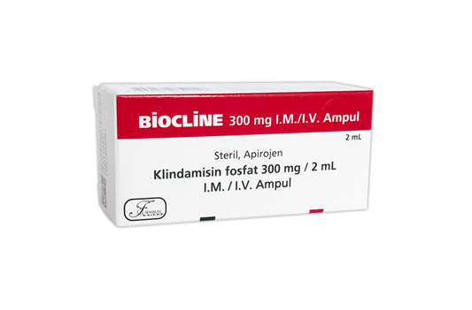 BİOCLİNE 300 mg IM/IV Ampul  kutusunun resmi