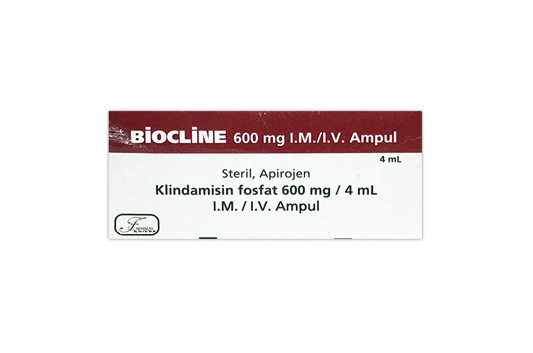 BİOCLİNE 600 mg IM/IV Ampul  kutusunun resmi