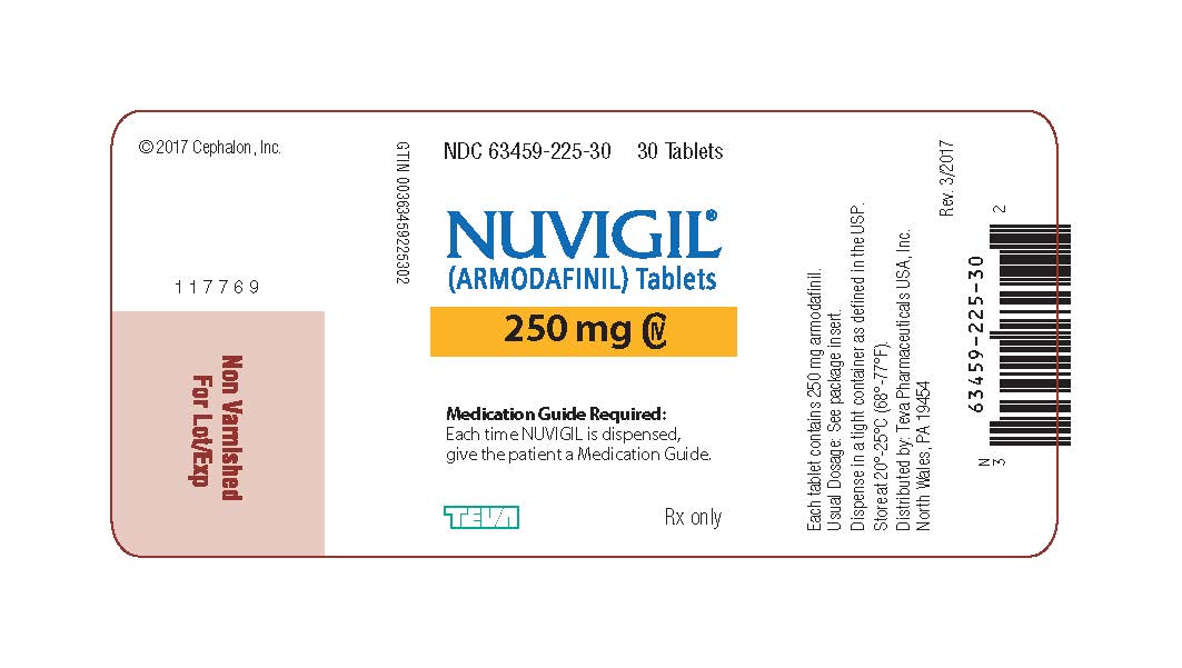 NUVIGIL 250 mg Tablet Prospektüsü