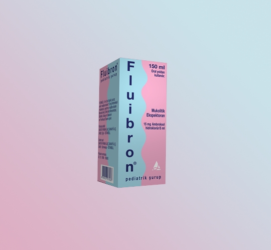 FLUIBRON 15 mg Pediatrik şurup, 150 ml  kutusunun resmi