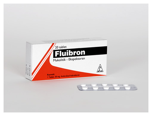 FLUIBRON 30 mg 20 tablet kutusunun resmi