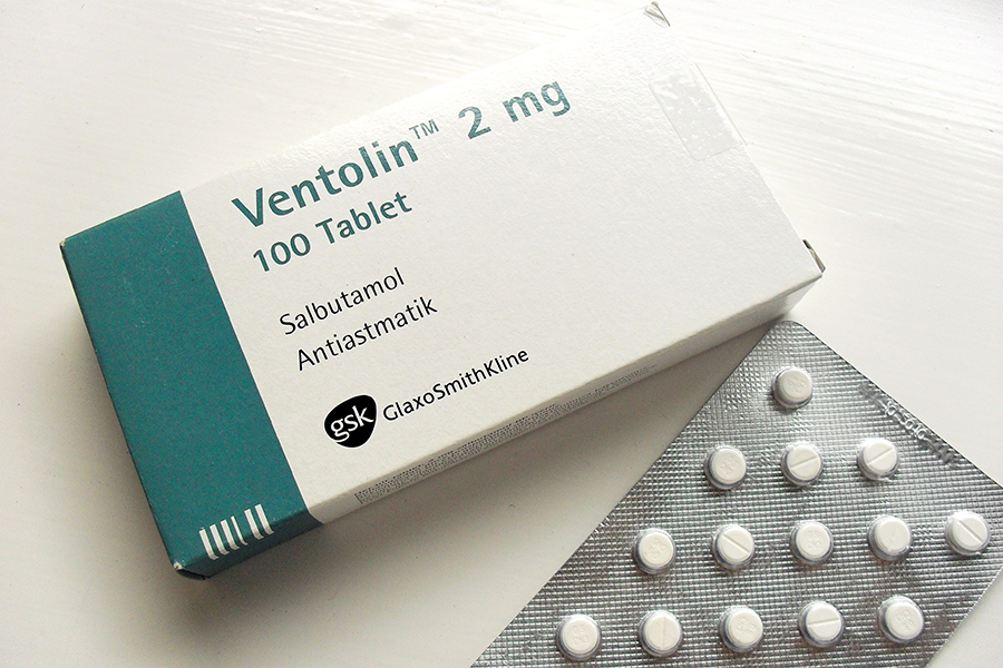 VENTOLIN 2 mg 100 tablet kutusunun resmi