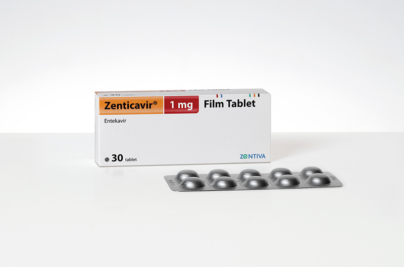ZENTICAVIR 1 mg 30 film tablet kutusunun resmi