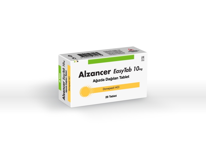 ALZANCER EASYTAB 10 mg 28 ağızda dağılan tablet kutusunun resmi