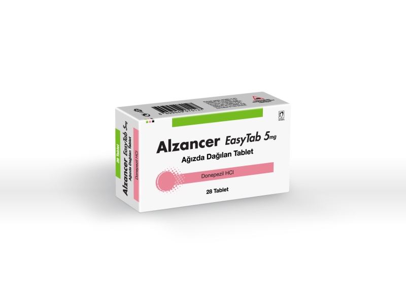 ALZANCER EASYTAB 5 mg 28 ağızda dağılan tablet kutusunun resmi