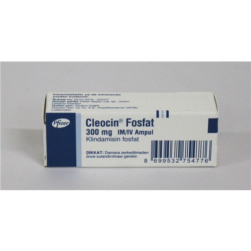 CLEOCIN FOSFAT 300 mg IM/IV 1 ampül kutusunun resmi