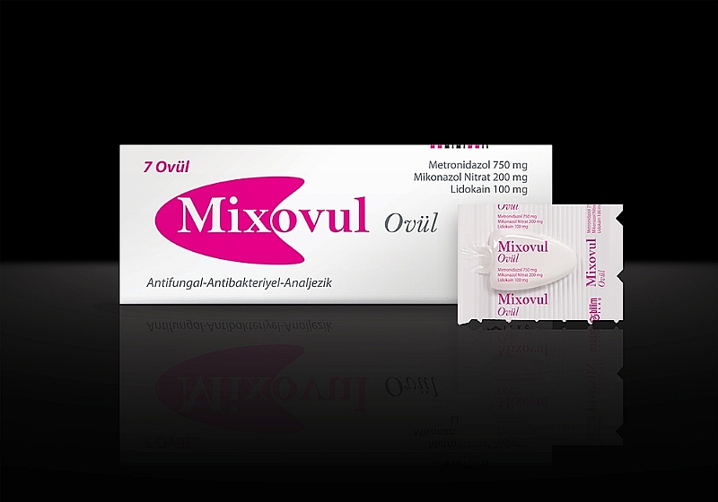 MIXOVUL 750 mg/200 mg/100 mg Ovül kutusunun resmi