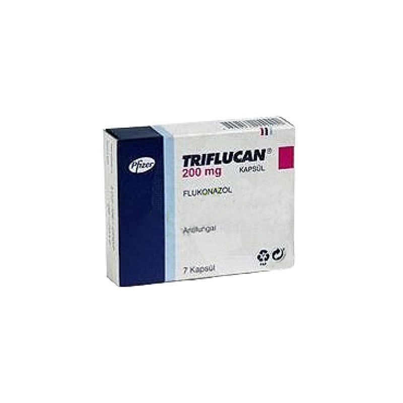 TRIFLUCAN 200 mg 7 kapsül kutusunun resmi