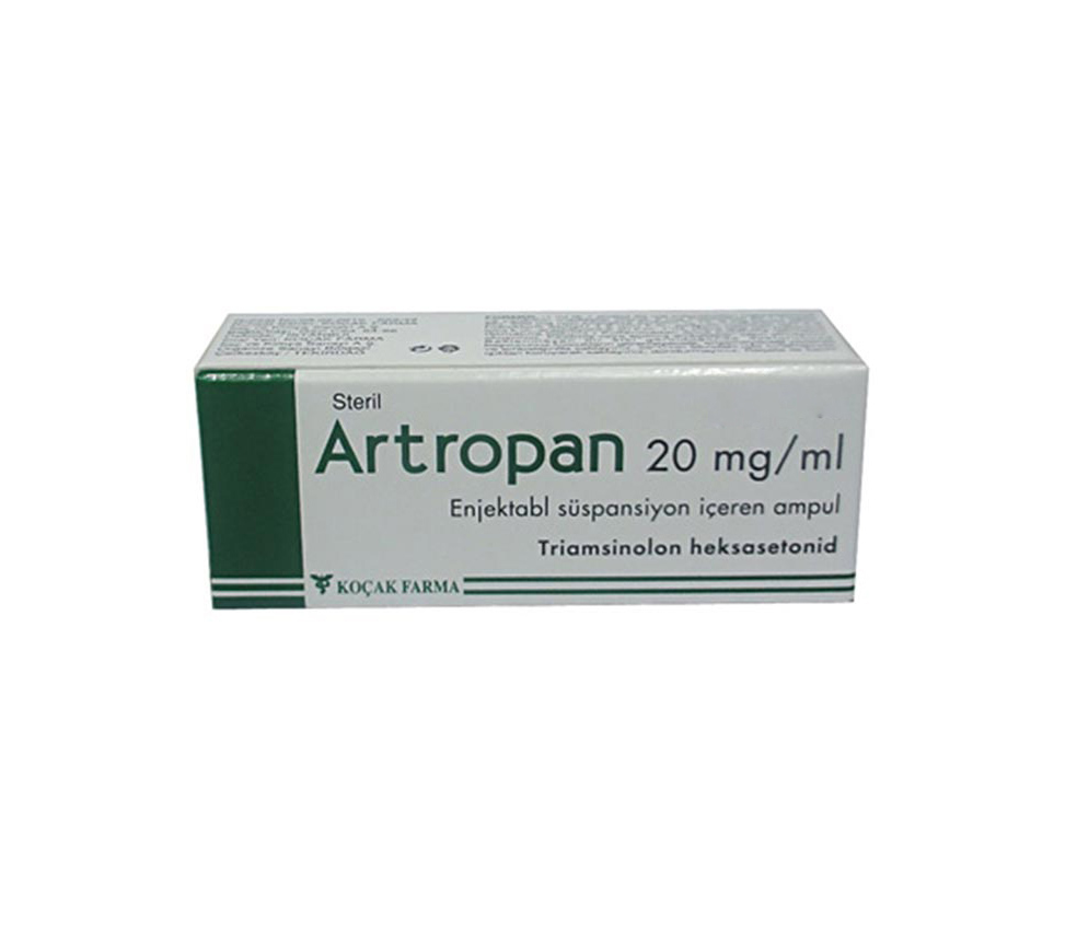 ARTROPAN 20 mg/ml Enjektabl Süspansiyon İçeren Ampul, 10 adet kutusunun resmi