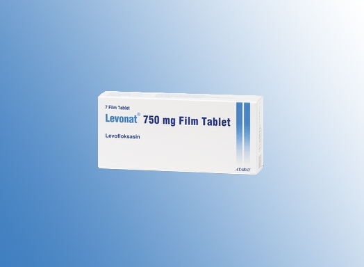 LEVONAT 750 mg 7 film tablet kutusunun resmi