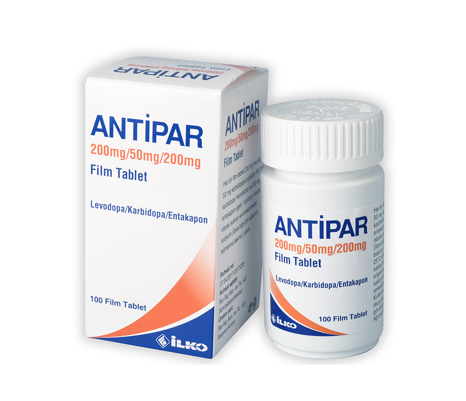 ANTIPAR 200/50/200 mg 100 film tablet kutusunun resmi
