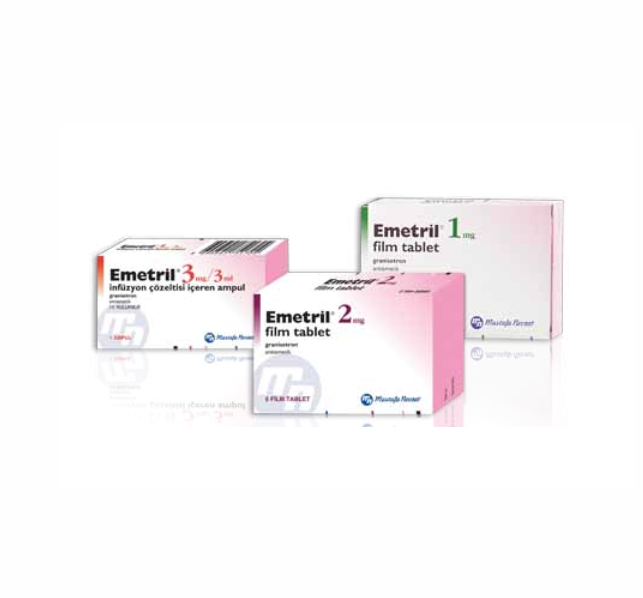 EMETRIL 1 mg 10 film tablet kutusunun resmi