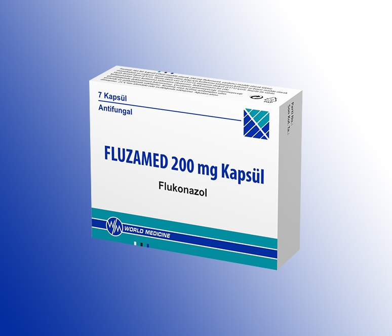 FLUZAMED 200 mg 7 kapsül kutusunun resmi