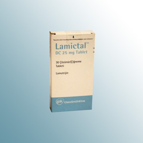 LAMICTAL DC 25 mg çözünür 30 çiğneme tableti kutusunun resmi