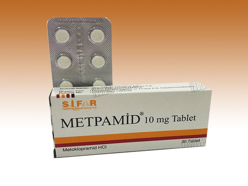 METPAMİD 10 mg 30 tablet kutusunun resmi
