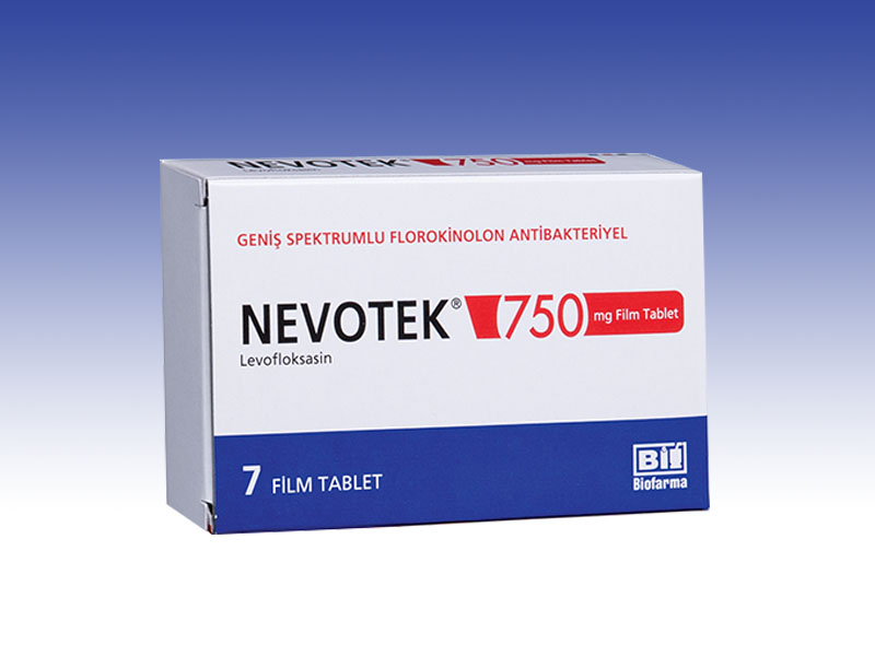 NEVOTEK 750 mg 7 film tablet kutusunun resmi