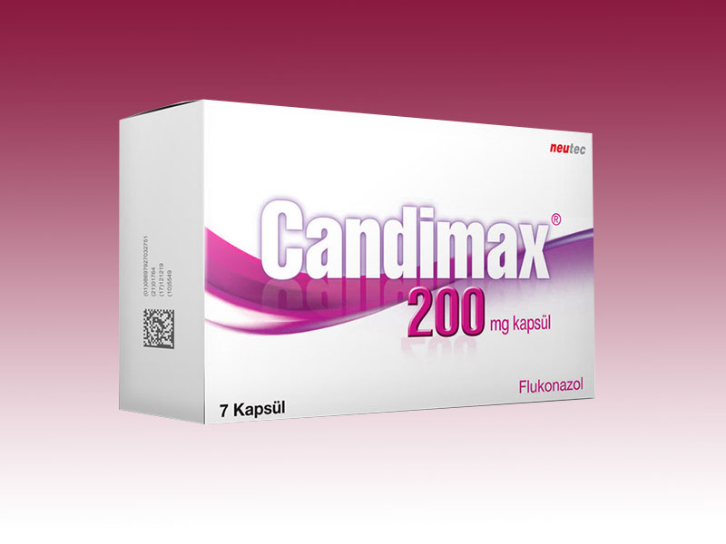CANDIMAX 200 mg 7 kapsül kutusunun resmi