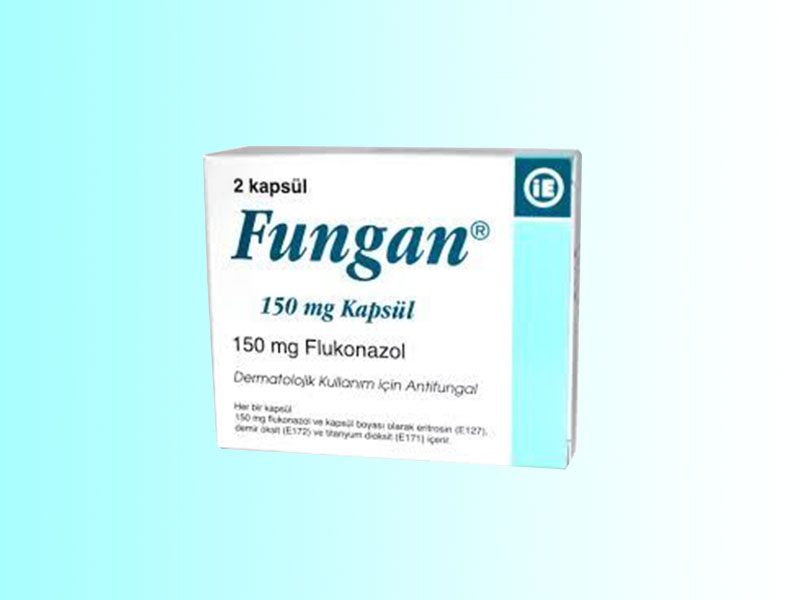 FUNGAN 150 mg 2 kapsül kutusunun resmi