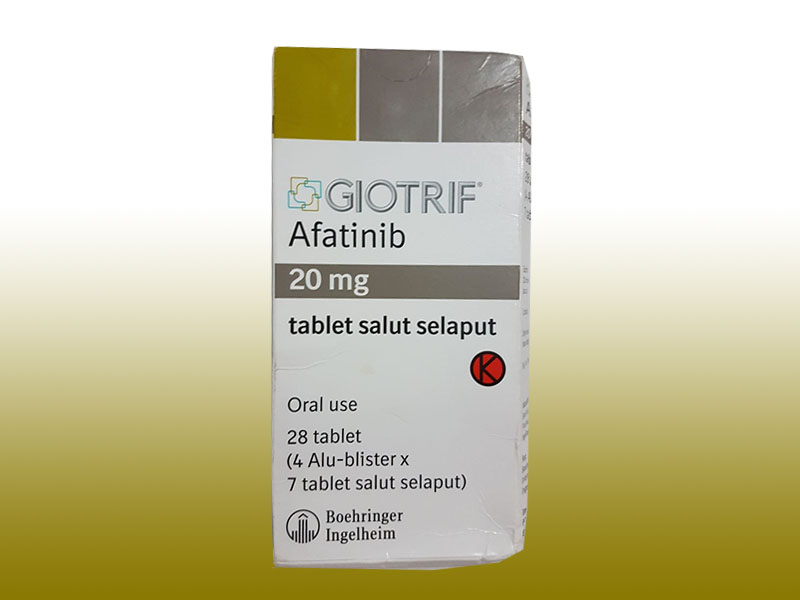 GIOTRIF 20 mg 28 film kaplı tablet kutusunun resmi