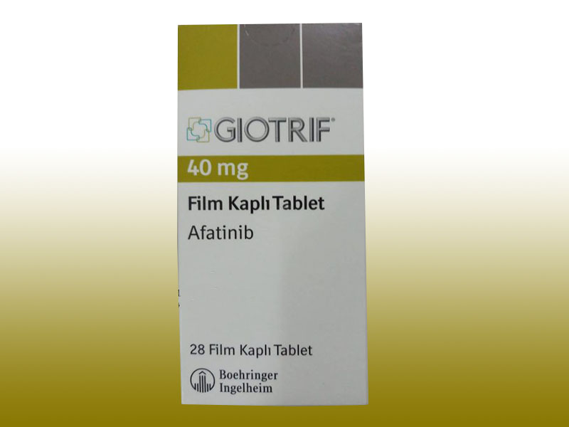 GIOTRIF 40 mg 28 film kaplı tablet kutusunun resmi