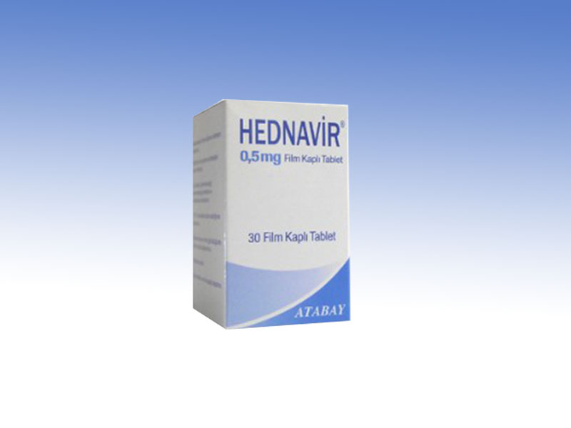 HEDNAVIR 0.5 mg 30 film tablet kutusunun resmi