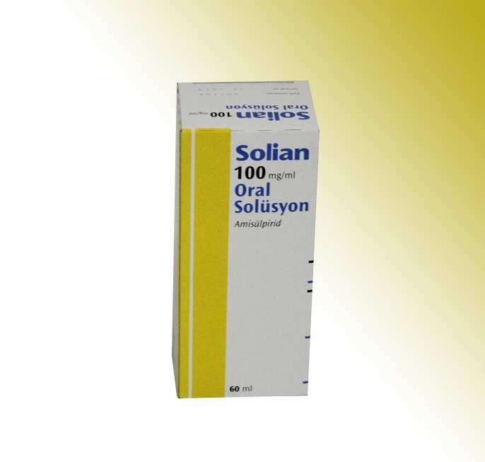 SOLIAN 100 mg/ml oral solüsyon, 60 ml kutusunun resmi