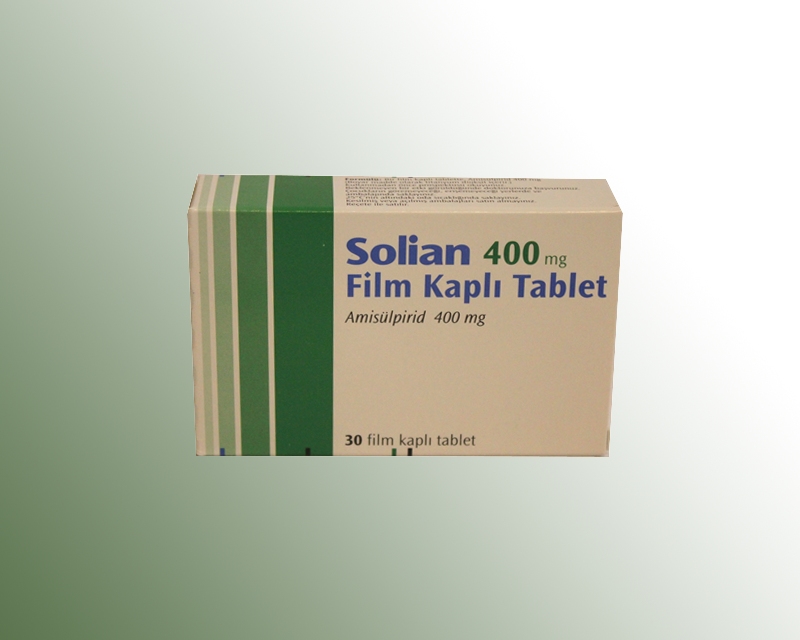 SOLIAN 400 mg 30 film tablet kutusunun resmi