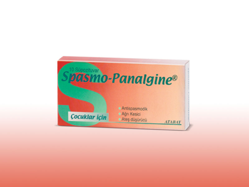 SPASMO-PANALGINE 125 mg 10 supozituar kutusunun resmi