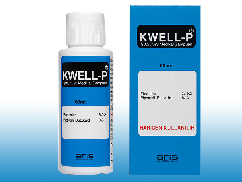 KWELL-P Medikal Şampuan 60 ml kutusunun resmi
