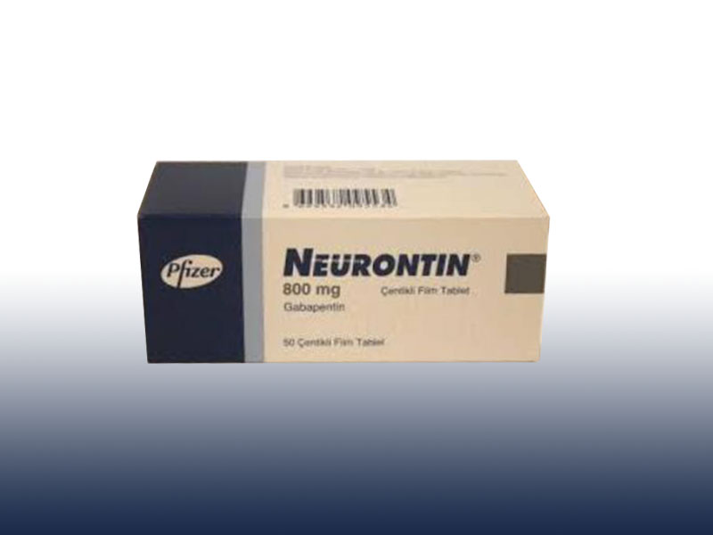 NEURONTIN 800 mg 50 çentikli film tablet kutusunun resmi