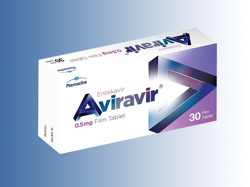AVIRAVIR 0.5 mg 30 film tablet kutusunun resmi