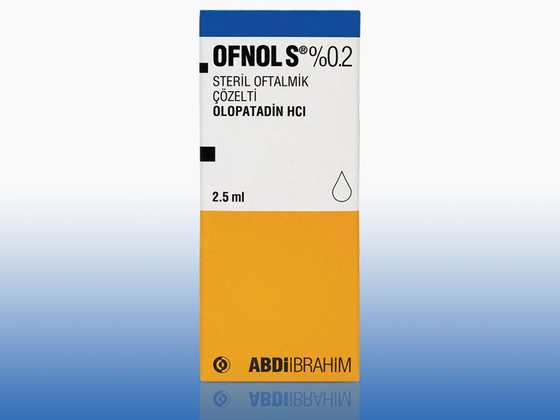 OFNOL-S %0.2 steril oftalmik çözelti 2.5 ml kutusunun resmi