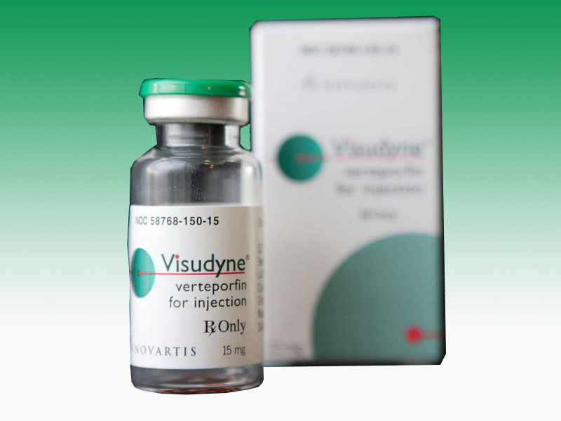 VISUDYNE 15 mg infüzyon solüsyonu 1 flakon kutusunun resmi