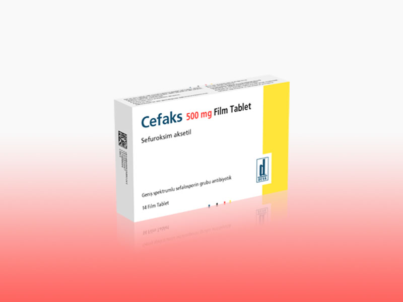 CEFAKS 500 mg 10 film tablet kutusunun resmi