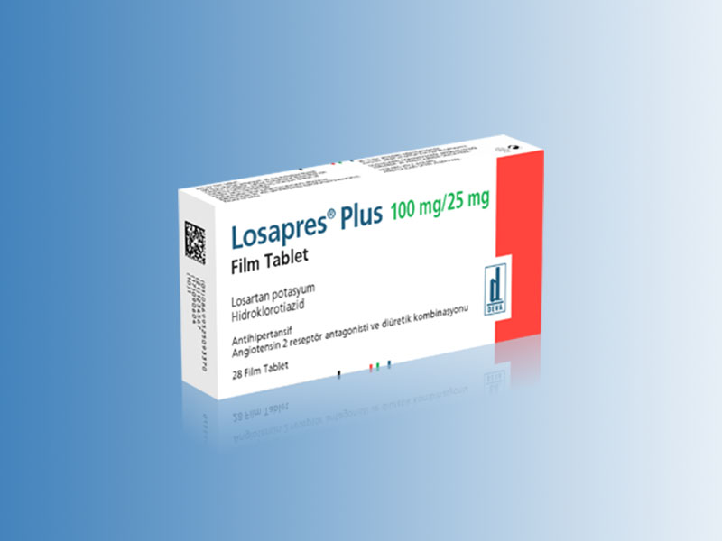 LOSAPRES PLUS 100/25 mg 28 film tablet.