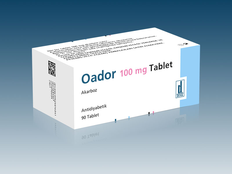 OADOR 100 mg 90 tablet kutusunun resmi