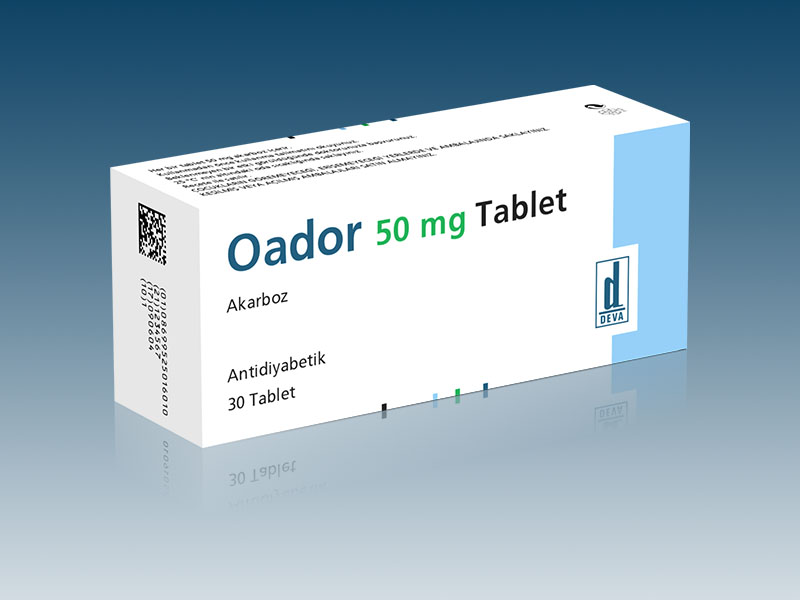 OADOR 50 mg 30 tablet kutusunun resmi