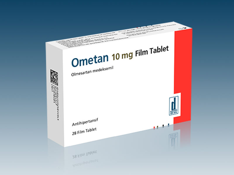 OMETAN 10 mg 28 film kaplı tablet kutusunun resmi