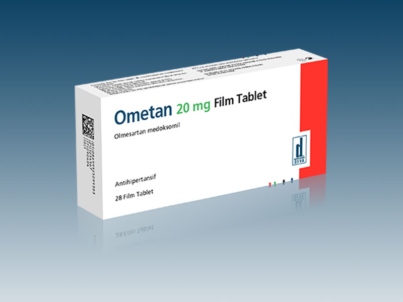 OMETAN 20 mg 28 film kaplı tablet kutusunun resmi