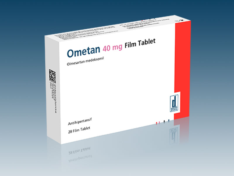 OMETAN 40 mg 28 film tablet kutusunun resmi